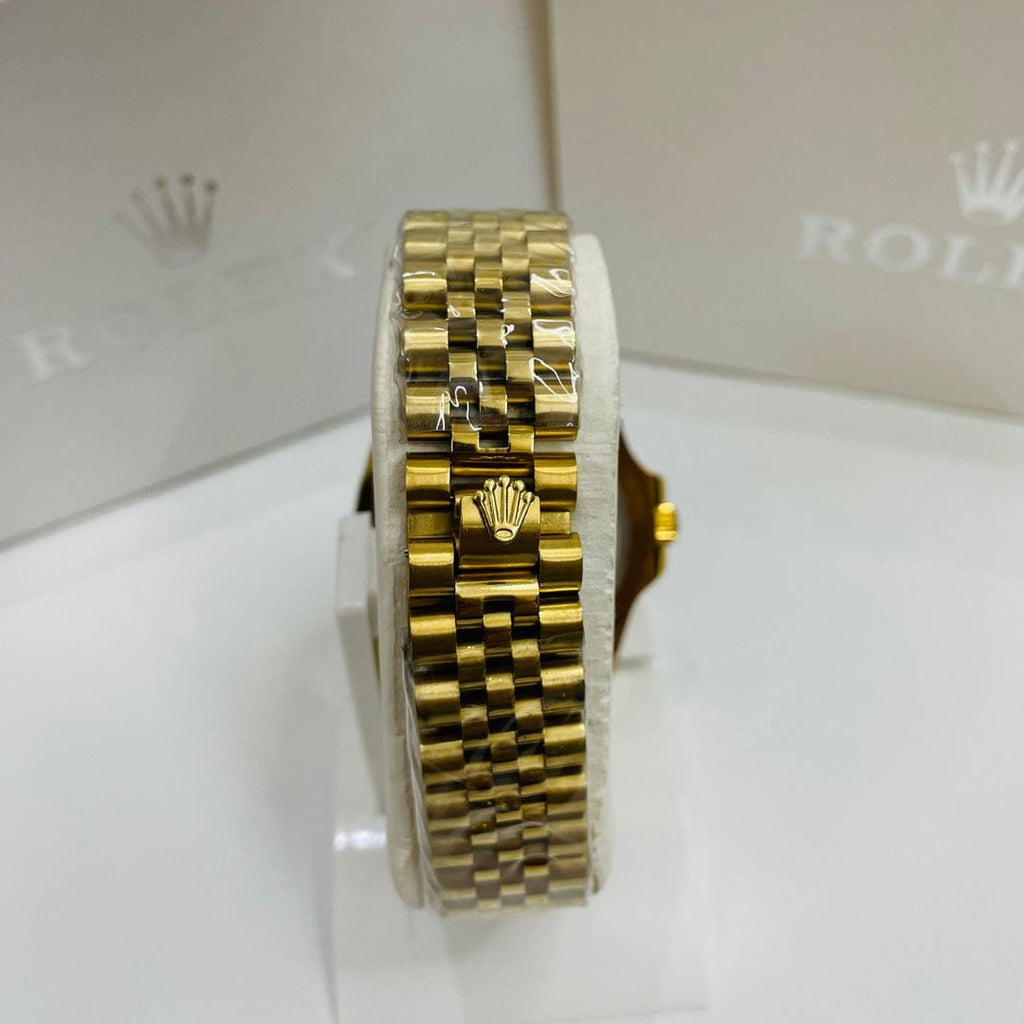 Rlx GMT Master - 40mm - Stainless Steel - Yellow Gold Black Dial Jubilee